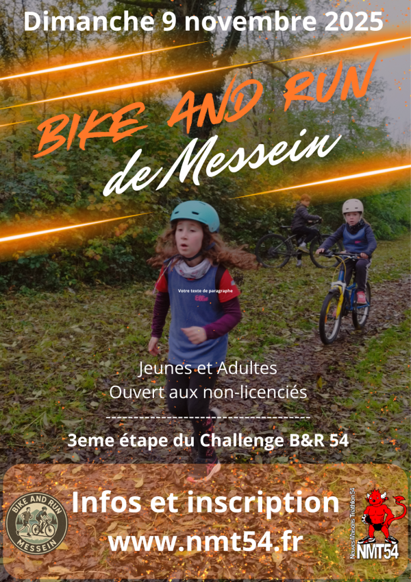 Bike and Run de Messein - 3ème Etape du Challenge CD54