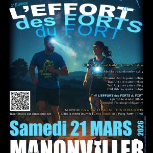 Trail de " L'effort des forts du fort " 2026 et Cross Duathlon