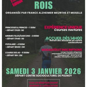 25ème édition Les Foulées des Rois 2026